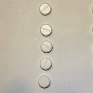 Oxycodone and acetaminophen(IP203 white round pill)